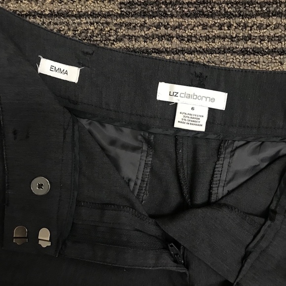 Liz Claiborne Emma classic ankle pants - Picture 2 of 3